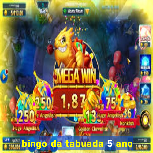 bingo da tabuada 5 ano