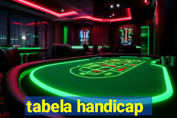 tabela handicap