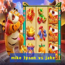 mike tyson vs jake paul assistir online