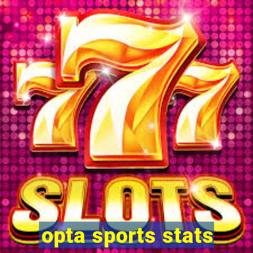 opta sports stats