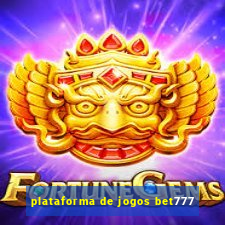 plataforma de jogos bet777