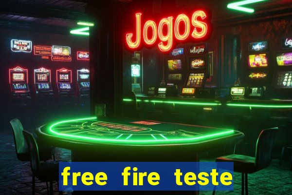 free fire teste grátis jogar agora