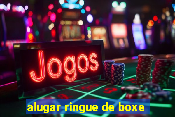 alugar ringue de boxe